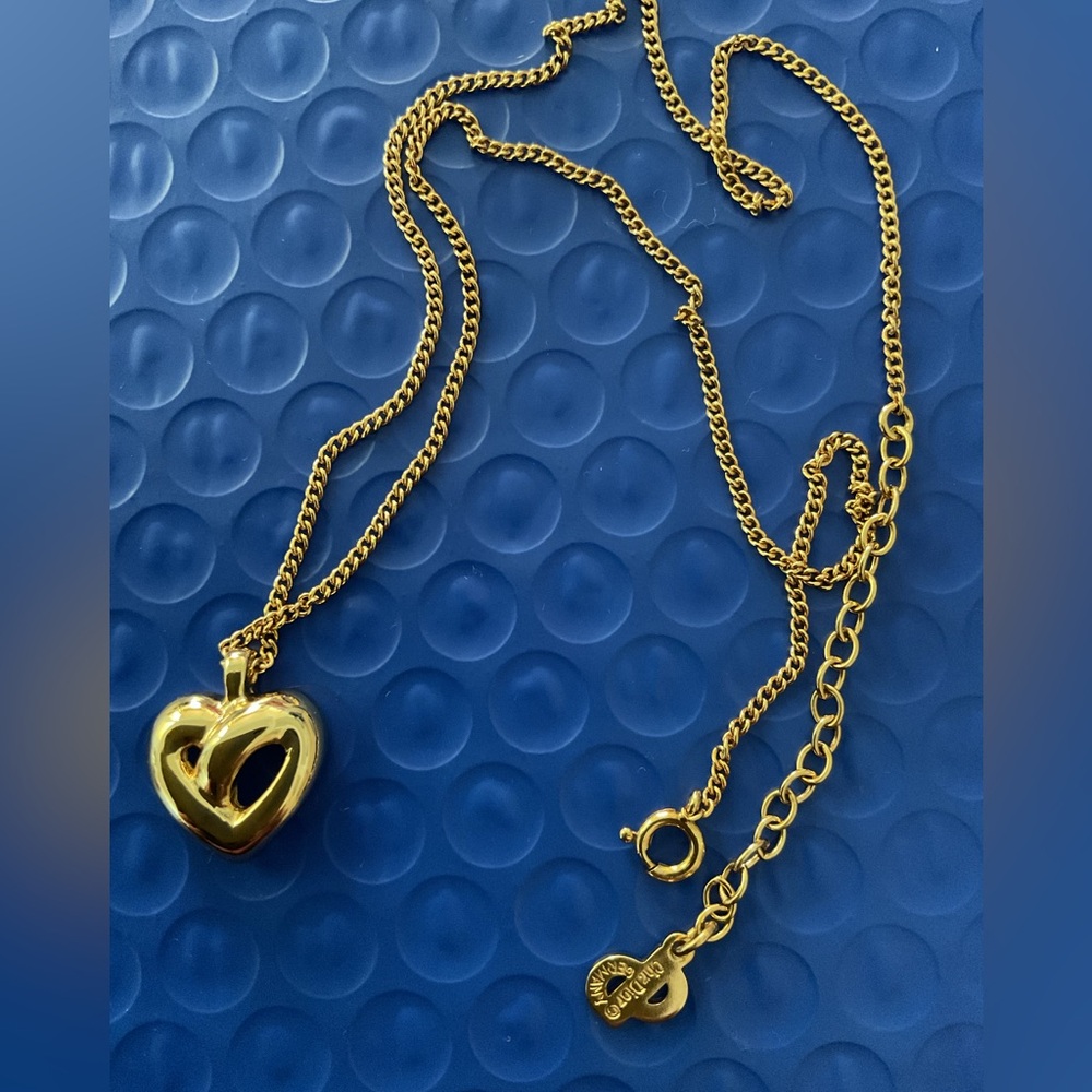 Christian Dior Vintage Heart Necklace